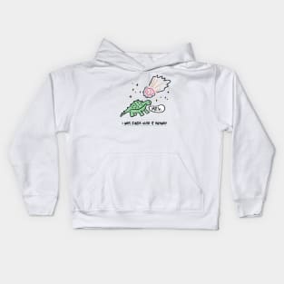 Dinosaurs were kinda over Earth anyway Kids Hoodie